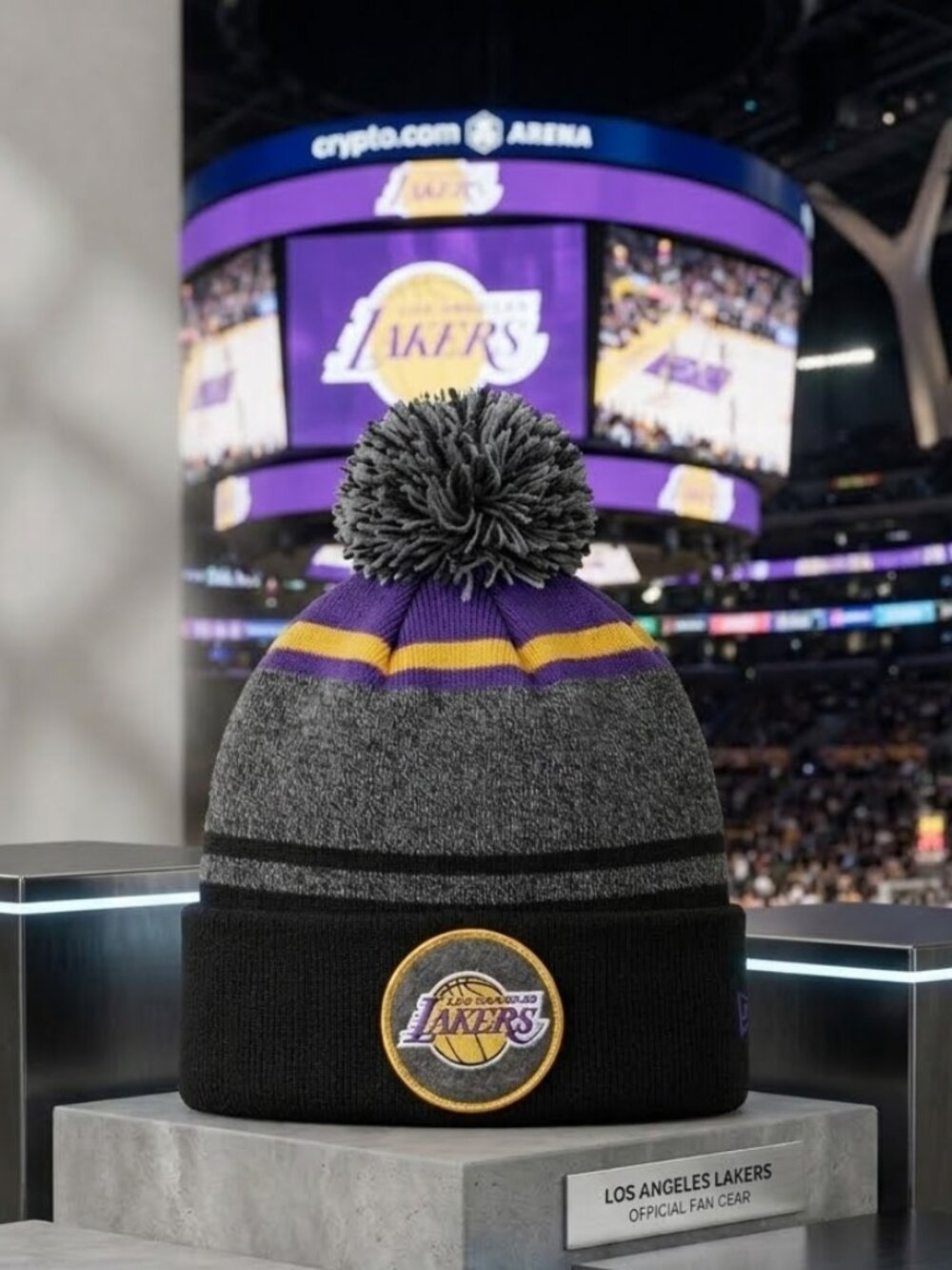 New Era Los Angeles Lakers Winter Hat
